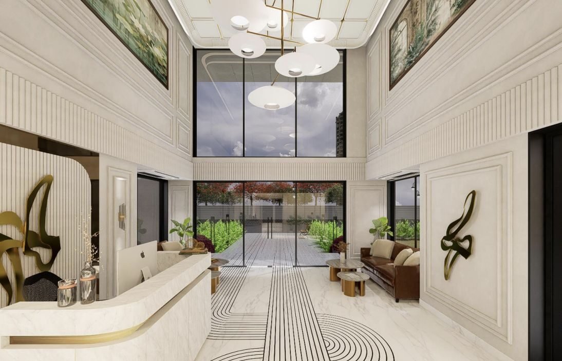 Current project — lobby render