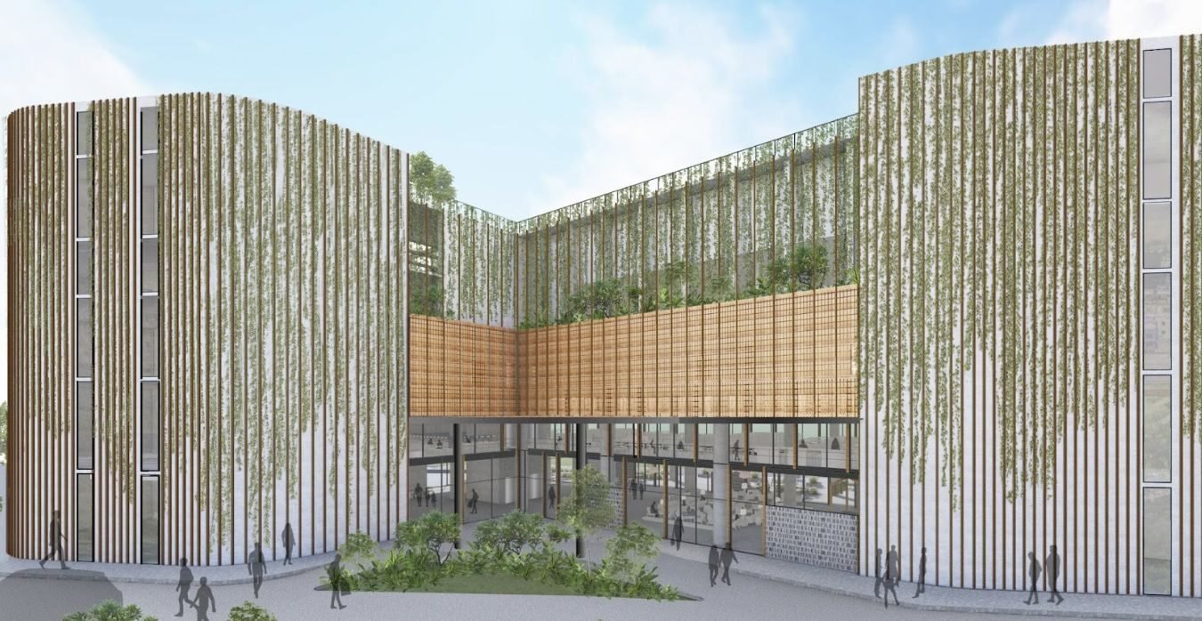 Current project — building facade render